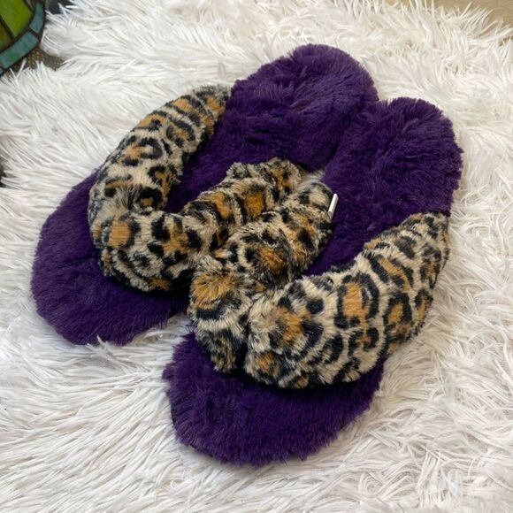 Dreamfoam Sz L  (9-10) Purple House Slippers - Picture 1 of 5
